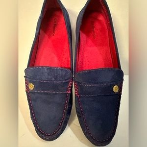 G.H. Bass & Co. Size 10 M Blue Driving Shoes womens  8/9